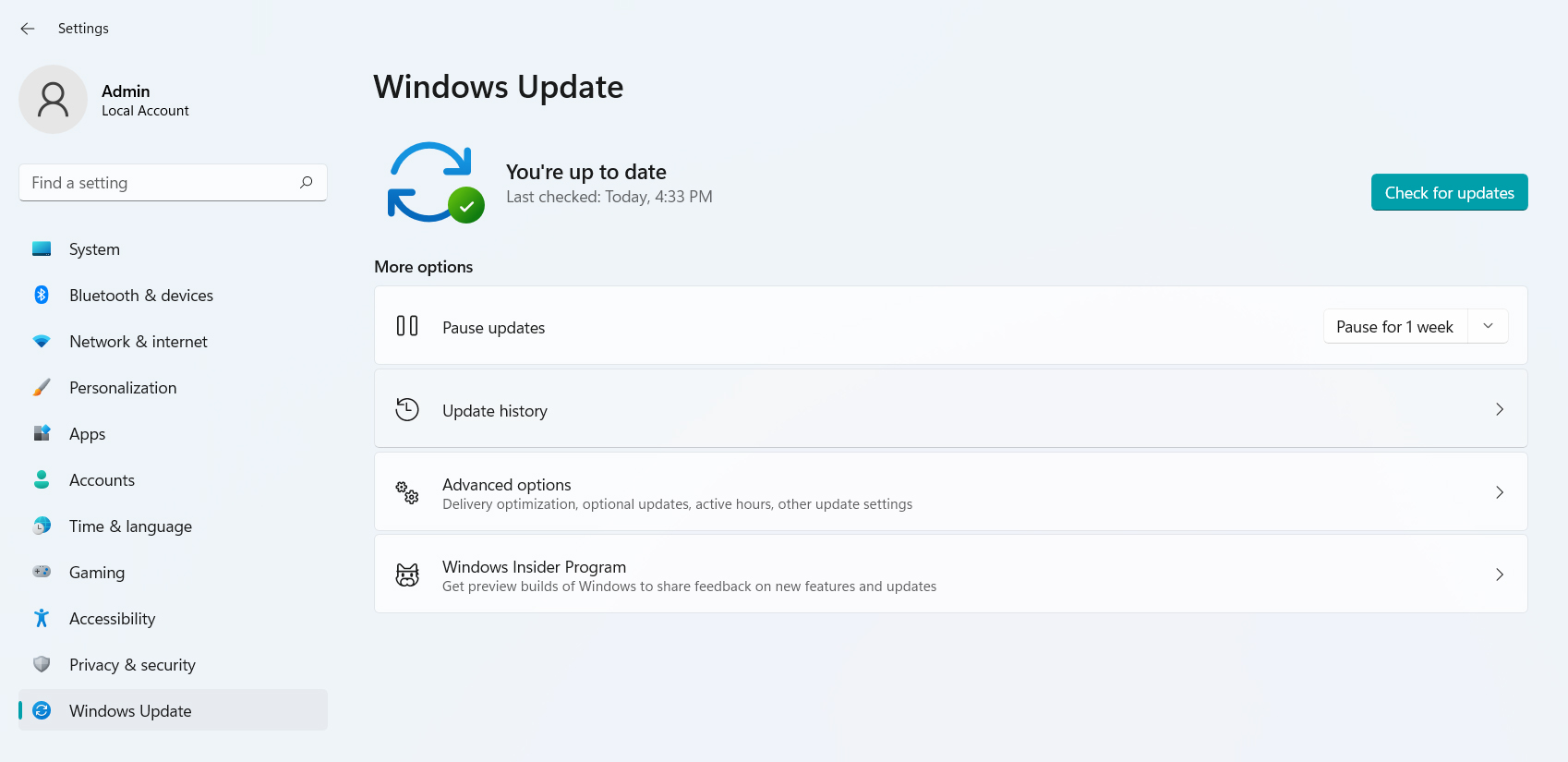 Windows 11 update chính thức